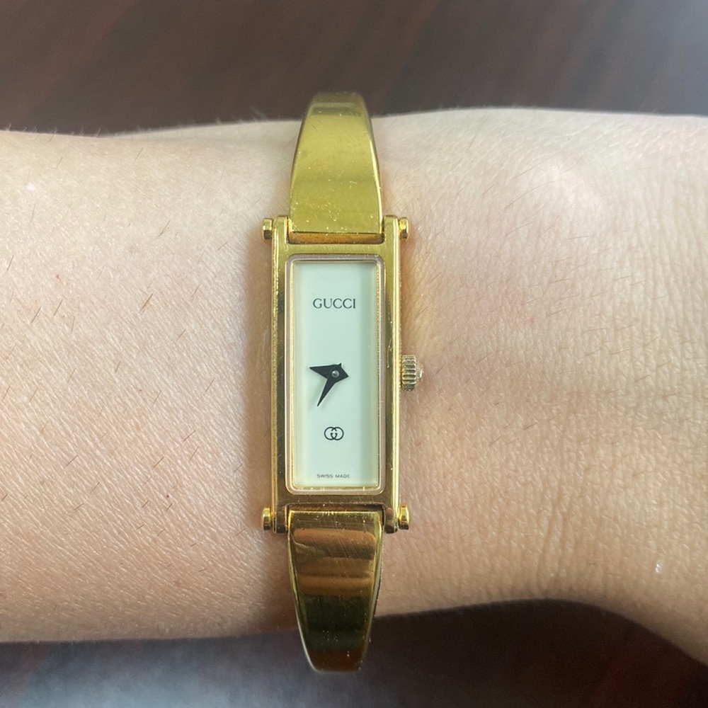 Vintage Gucci Gold Watch